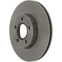 CENTRIC PARTS 121.61100 C-Tek Standard Brake Rotor