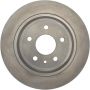 CENTRIC PARTS 121.61103 C-Tek Standard Brake Rotor