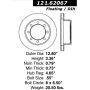 CENTRIC PARTS 121.62067 C-Tek Standard Brake Rotor