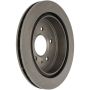 CENTRIC PARTS 121.62071 C-Tek Standard Brake Rotor