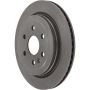 CENTRIC PARTS 121.62123 C-Tek Standard Brake Rotor