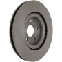CENTRIC PARTS 121.62124 C-Tek Standard Brake Rotor