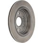 CENTRIC PARTS 121.62137 C-Tek Standard Brake Rotor