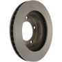 CENTRIC PARTS 121.65013 C-Tek Standard Brake Rotor