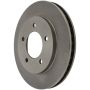 CENTRIC PARTS 121.65058 C-Tek Standard Brake Rotor
