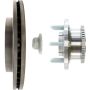 CENTRIC PARTS 121.65128 C-Tek Standard Brake Rotor