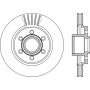 CENTRIC PARTS 121.65128 C-Tek Standard Brake Rotor