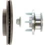 CENTRIC PARTS 121.65128 C-Tek Standard Brake Rotor