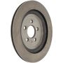 CENTRIC PARTS 121.65137 C-Tek Standard Brake Rotor