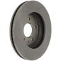CENTRIC PARTS 121.66067 C-Tek Standard Brake Rotor