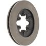 CENTRIC PARTS 121.66072 C-Tek Standard Brake Rotor