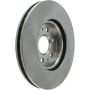 CENTRIC PARTS 121.66076 C-Tek Standard Brake Rotor