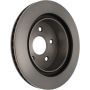 CENTRIC PARTS 121.67066 C-Tek Standard Brake Rotor