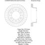 CENTRIC PARTS 121.84004 C-Tek Standard Brake Rotor