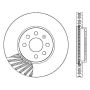 CENTRIC PARTS 121.99063 C-Tek Standard Brake Rotor