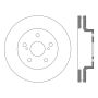 CENTRIC PARTS 121.99064 C-Tek Standard Brake Rotor