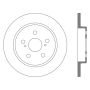 CENTRIC PARTS 121.99065 C-Tek Standard Brake Rotor