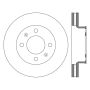 CENTRIC PARTS 121.99082 C-Tek Standard Brake Rotor