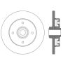 CENTRIC PARTS 121.99086 C-Tek Standard Brake Rotor