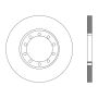 CENTRIC PARTS 121.99089 C-Tek Standard Brake Rotor