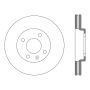 CENTRIC PARTS 121.99091 C-Tek Standard Brake Rotor