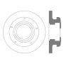CENTRIC PARTS 121.99098 C-Tek Standard Brake Rotor