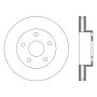 CENTRIC PARTS 121.99100 C-Tek Standard Brake Rotor