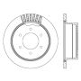 CENTRIC PARTS 121.99103 C-Tek Standard Brake Rotor