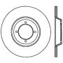CENTRIC PARTS 122.30002 Centric Premium Brake Drum