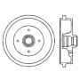 CENTRIC PARTS 122.33000 Centric Premium Brake Drum