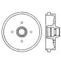 CENTRIC PARTS 122.33001 Centric Premium Brake Drum