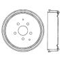 CENTRIC PARTS 122.33008 Centric Premium Brake Drum