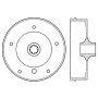 CENTRIC PARTS 122.33015 Centric Premium Brake Drum