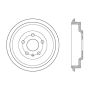 CENTRIC PARTS 122.33020 Centric Premium Brake Drum