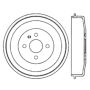CENTRIC PARTS 122.34000 Centric Premium Brake Drum