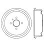 CENTRIC PARTS 122.36000 Centric Premium Brake Drum