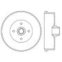 CENTRIC PARTS 122.37000 Centric Premium Brake Drum