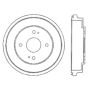 CENTRIC PARTS 122.40011 Centric Premium Brake Drum