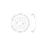 CENTRIC PARTS 122.40018 Centric Premium Brake Drum