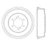 CENTRIC PARTS 122.42022 Centric Premium Brake Drum