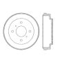 CENTRIC PARTS 122.42026 Centric Premium Brake Drum