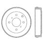 CENTRIC PARTS 122.42027 Centric Premium Brake Drum