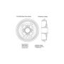 CENTRIC PARTS 122.42030 Centric Premium Brake Drum
