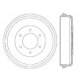 CENTRIC PARTS 122.43005 Centric Premium Brake Drum