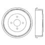 CENTRIC PARTS 122.44001 Centric Premium Brake Drum