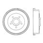 CENTRIC PARTS 122.44024 Centric Premium Brake Drum