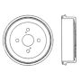 CENTRIC PARTS 122.44032 Centric Premium Brake Drum