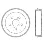 CENTRIC PARTS 122.44038 Centric Premium Brake Drum