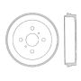 CENTRIC PARTS 122.44040 Centric Premium Brake Drum
