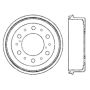 CENTRIC PARTS 122.44046 Centric Premium Brake Drum